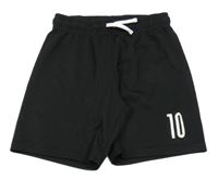 Čierne športové kraťasy s číslom H&M