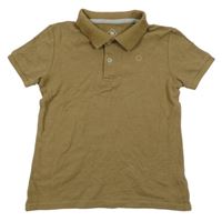 Hnědé polo tričko TEX
