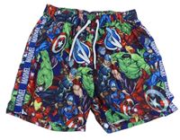 Barevné plážové kraťasy s Avengers Matalan