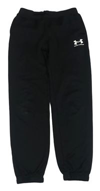 Černé sportovní funkční tepláky s logem Under Armour