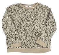 Béžová mikina s leopardím vzorem M&S