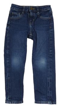 Modré relaxed fit straight rifle H&M