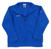 Modrá fleecová prepínaci mikina Jako