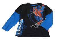 Černo-modré triko se Spidermanem Marvel