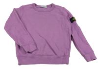 Fialová mikina Stone Island