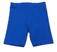 Safírové žebrované elastické kraťasy George