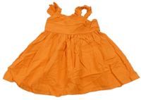 Oranžové šaty s volánky LC Waikiki