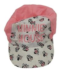 Světlešedo-růžová kšiltovka s Minnie Disney