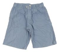 Svetlomodré rifľové jogger kraťasy Zara
