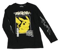 Černé triko s Pikachu