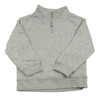 Sivá melírovaná mikina Primark