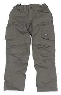 Šedé outdoorové kalhoty s kapsami Engelbert Strauss