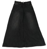 Černé wide leg rifle H&M