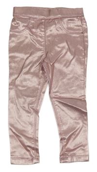 Svetloružové metalické tregíny George