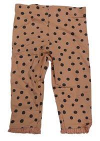 Broskvové bodkovaná é legíny F&F