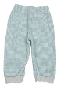 Svetlomodré rebrované ľahké tepláky