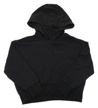 Čierna crop mikina s kapucňou Pepperts