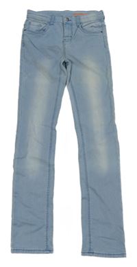 Svetlomodré skinny rifle hema
