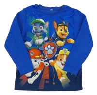 Modré fleecové triko - Tlapková Patrola zn. C&A