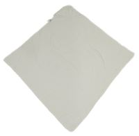 Bílá zavinovací froté osuška s kapucí 