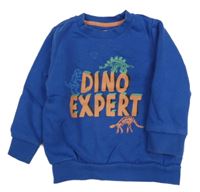 Tmavomodrá mikina s nápisom a diny F&F