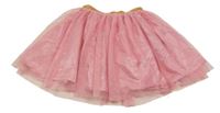 Ružová tylová sukňa s hviezdami Kiki&Koko