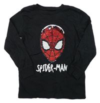 Černé triko se Spidermanem Next