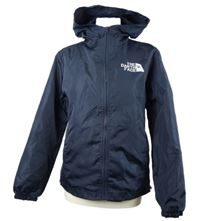 Dámska tmavomodrá šušťáková športová bunda s logom a kapucňou