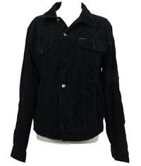 Pánská černá manšestrová bunda Calvin Klein 