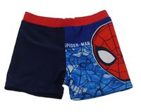 Modro-červené nohavičkové chlapecké plavky se Spidermanem Marvel