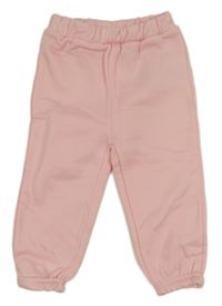 Světlerůžové cuff tepláky Ergee 