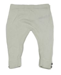 Biele úpletové nohavice Little nutmeg