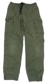 Khaki jogger nohavice H&M