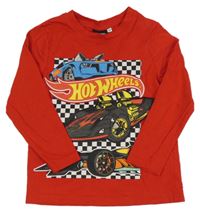 Červené triko s Hot Wheels 