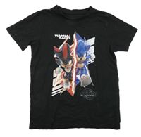 Černé tričko se Sonicem 