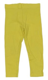 Žlté capri legíny Next