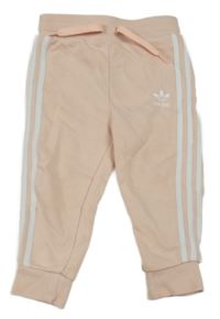 Růžovo-bílé tepláky Adidas