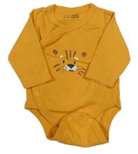 Hořčicové zavinovací body s tygříkem Hello Baby