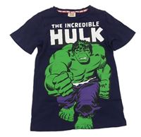 Tmavomodré tričko s Hulkem Marvel