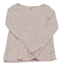 Svetloružové tričko H&M