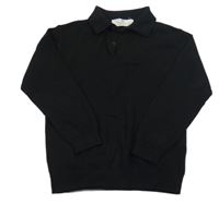 Čierny sveter s golierikom H&M