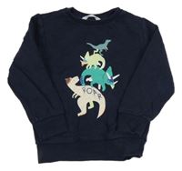 Tmavomodrá mikina s diny M&S