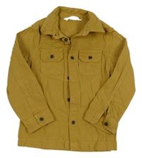 Okrová rifľová košeľa M&S