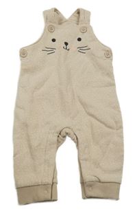 Béžové puntíkaté laclové tepláky s čumákem Dopodopo