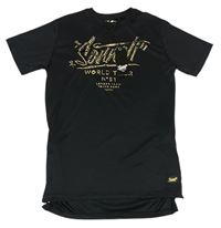 Čierne športové tričko s logom Sonneti