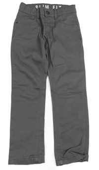 Šedé slim fit rifle C&A