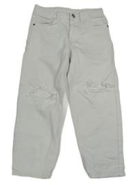 Biele rifle s vyšúchaním Zara