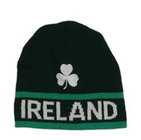 Tmavozelená pletená čepice