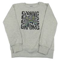 Sivá mikina s joystickem Y.F.K.