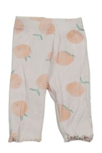 Svetloružové rebrované legíny s jablíčky Ergee